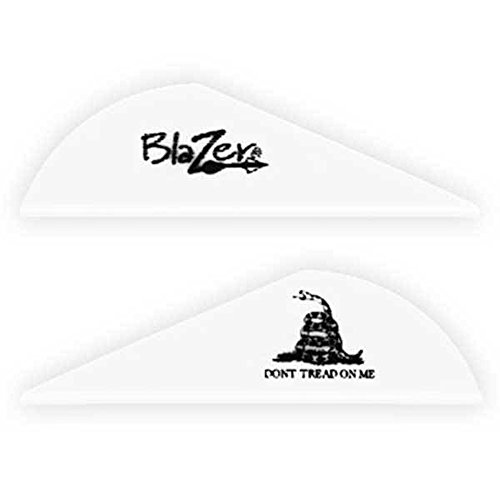 Bohning True Color Blazer Vane, 2 Hunting, 3D, Vane, Dont Yread on Me - White, 36pk