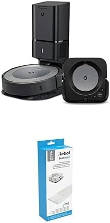 Bundle of iRobot Roomba i3+ EVO (3550) Robot Vacuum and Braava Jet m6 (6113) Robot Mop w/iRobot Authentic Replacement Parts- Braava Jet m Series Dry Sweeping Pads, (7-Pack)