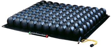 ROHO Low Profile QUADTRO SELECT Seating and Positioning Wheelchair Seat Cushion BUTTON: QS66LPC 11-12 X 11- 12
