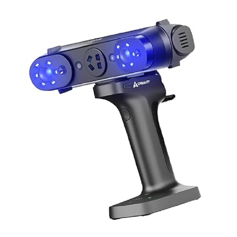 Creality 3D Scanner Sermoon S1 and Scan Bridge Wireless Scanning | 0.02mm High-Precision Blue Laser & Structured Light | Up to 4.6M Measurements/s | Color Texture Mapping | Indoor & Outdoor Use