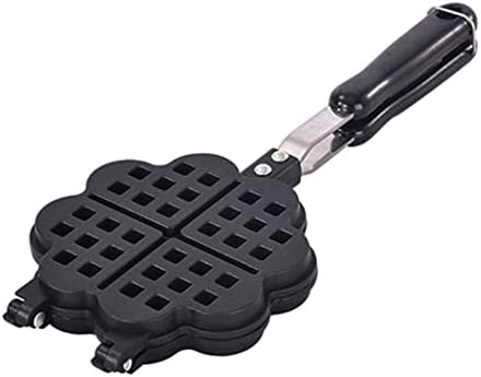 waffle maker direct fire pan double sided bake waffle baking machine waffle mold cast belgian waffles confectionery tools non-stick coating al minium alloy waffle maker pot mochi mochi rice cake