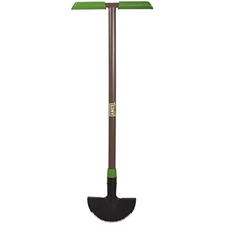 AMES 2917200 Saw-Tooth Border Edger with T-Grip, 39-Inch