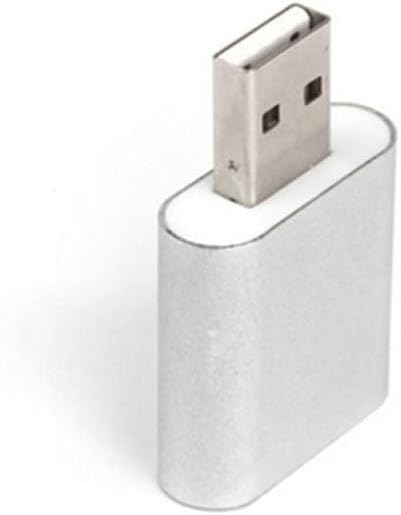 USB Sound Card, External USB to 3.5mm Audio Earphone Adapter, 7.1 Channel Audio Interface for Headphones Computer Laptop(Sliver)