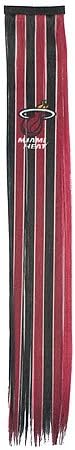 NBA Miami Heat Team Colors Hair Clip Extensions