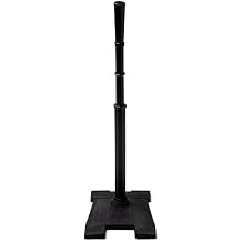 Power Batting Tee - Fully Adjustable Stem for Baseball and Softball Players, Black