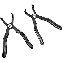30& 80 Push Pin Plier Set, Angled Pliers Fastener Remover Tool Rivet Puller, 2 Pcs Set