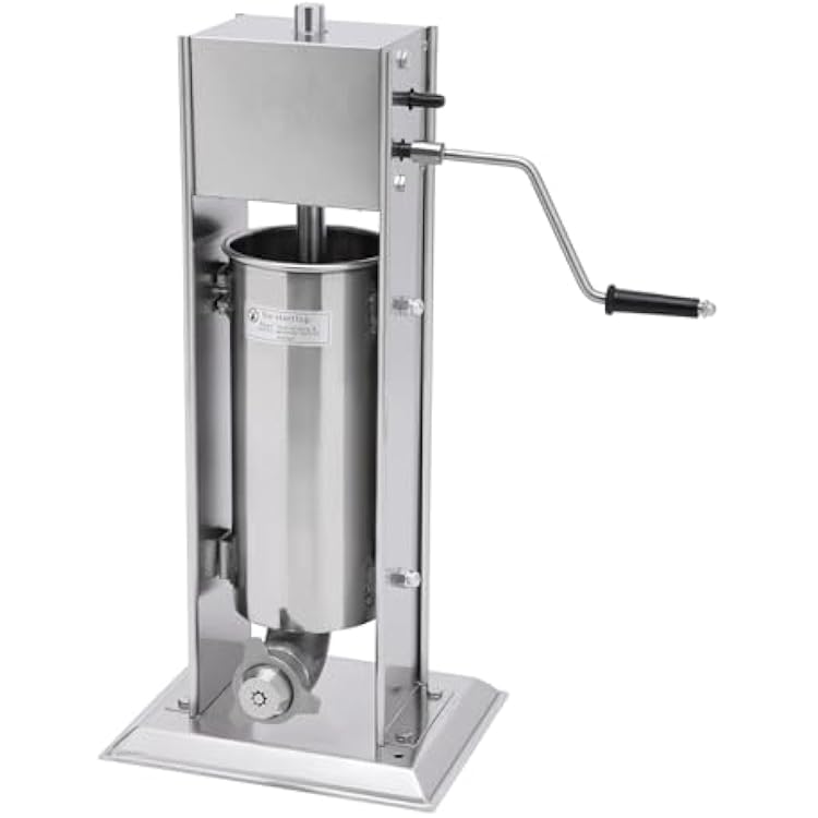 Commercial Churro Maker, 5L Manual Churro Maker Machine 4 Nozzles Stainless Steel Latin Fruit Machine for Restaurants Cafeterias Bakeries Home