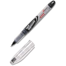 SKILCRAFT - 7520-01-519-4366 - Liquid Impression Porous Point Pen - Medium Point, 12 Pack, Black Ink