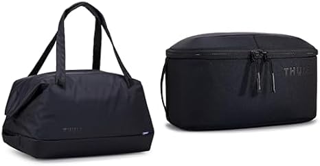 Thule Subterra Travel Set - 35L Duffel Bag with Toiletry Bag, Black