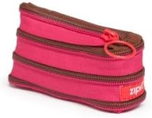 Zipit Coin Purse Fuchsia & Deep Brown