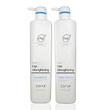 SOFIA BY ODE Dull Hair Strengthening Shampoo and Treatment for All Ages, 2 Pack (680ml each), Prevent Hair Loss, For All Hair Types, With Keratin and Collagen, Natural and Nourishing Formula