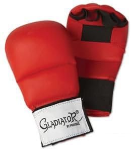 ProForce Gladiator Karate Sparring Gloves - Red - Large
