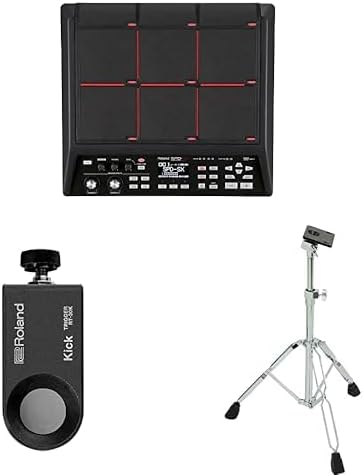 Roland SPD-SX bundle with, RT-30K and PDS-20 pad stand