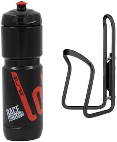 BİKE SKY Elite Super Loli 800ML Bisiklet Matara Kafes Seti Siyah