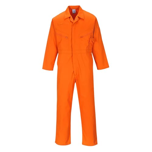 Portwest C813 Mens Liverpool Lightweight Safety Coverall Orange, XX-Large