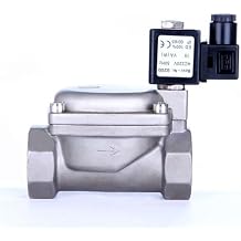 1-1/2" High Pressure Normally Closed Stainless Steel Solenoid Valve 1.6Mpa 0927 Pilot Formula Solenoid Valve(110VAC-VITON-SEAL)