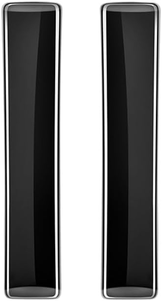 Car Bright Black Middle Door Button Frame Trim Sticker Interior Accessories for Toyota Alphard/Vellfire 40 Series 2023+