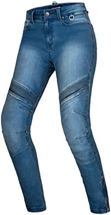 SHIMA JESS Motorcycle Jeans for Women Breathable Elastic Regular Fit Biker Trousers Womens Reinforced Layer