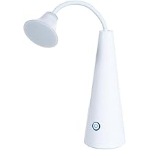 Lavish Home Contemporary LED Gooseneck Desk Lamp - White
