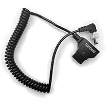 D-Tap to Locking DC 5.5x2.5mm Monitor Power Cable 12V Compatible for Sony PIX-E7 PIX-E5 Atomos Ninja V/Shogun, Ikan DJI Monitor, Hollyland Mars 400s Smallhd Indie 7 Aputure LED Lights and more