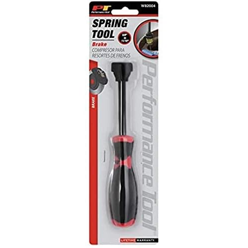 Performance Tool W82004 Brake Spring Tool - Heavy Duty Removal and Installation Tool for Brake Shoe Return Springs and Hold-Down Springs