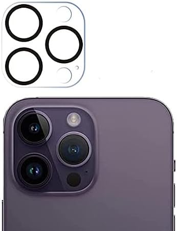 Happy Trend iPhone 14 Pro and 14 Pro Max Compatible Camera Lens Protective Tempered Glass 9H Hardness HD Transparent Cover