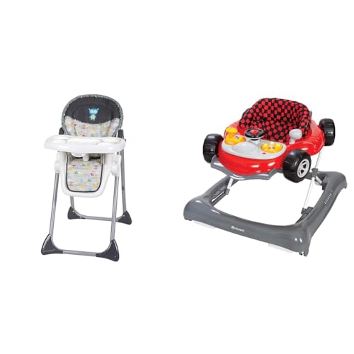 Baby Trend Sit-Right High Chair - Tanzania & Trend Deluxe Activity Walker, Speedster