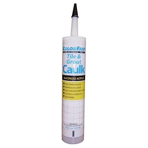 Color Fast Caulk Matched to Custom Building Products Linen Sanded