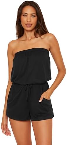 BECCA Womens Beach Date Romper, Casual, Pull On, Beach Cover Ups for Women