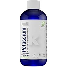 Liquid Ionic Potassium Citrate Supplement | Potassium Electrolyte | Support Healthy Heart | Healthy Gut pH Balance | Support Muscle Health | 8oz, 48 Day Supply