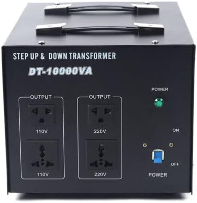 8000W Voltage Converter Transformer Step, DT-10000VA Voltage Transformer Step Up/Down St-10000 Voltage Stable Heavy Duty,Voltage Converter USB Transformer Power Converter Circuit Breaker
