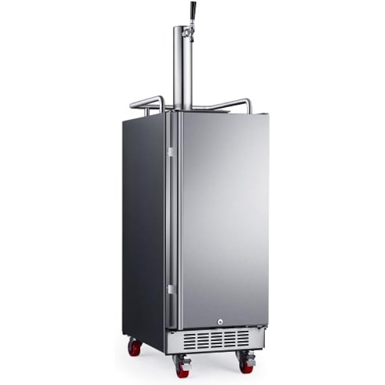 EdgeStar KC1500SS 15 Built-In Stainless Steel Kegerator