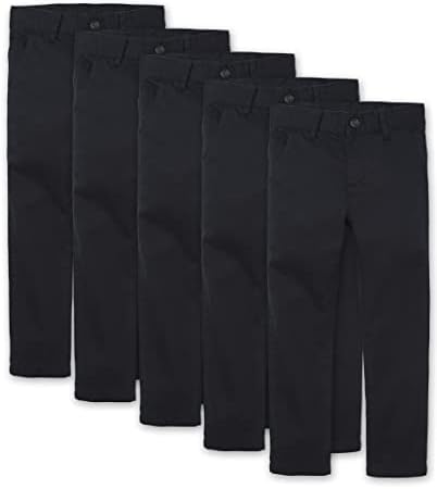 The Childrens Place Boys Stretch Skinny Chino Pants, Multipacks