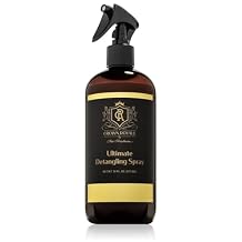 Crown Royale Ultimate Detangling Pet Spray Ready-to-Use, Removes Tangles, Prevents Stains, Repels Dirt, Made in USA, 16 oz