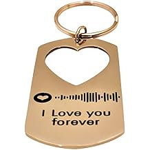 Scannable Spotify Code Custom Music Code Keyring Spotify Keychain Personalized