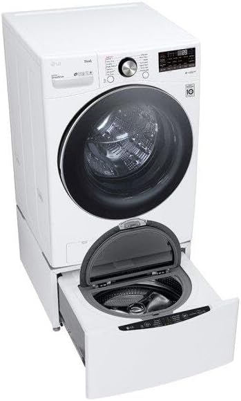 LG WM4200HWA 5.0 cu ft FrontLoad Washer, Steam Wash, AllergieneTM Cycle, Large Capacity, SmartThinQ WiFi Enabled, White
