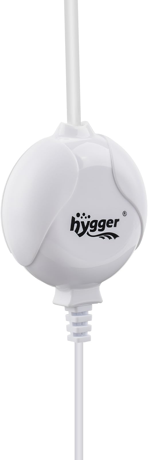 hygger Quiet Aquarium Air Pump 1.5 Watt Energy Saving Mini Oxygen Pump for 1-15 Gallon Fish Tank with Accessories White