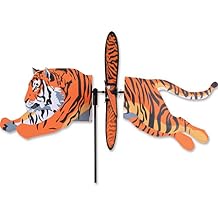 Premier Kites TIGER Petite Garden Stake Wind Spinner by Designs-23" L