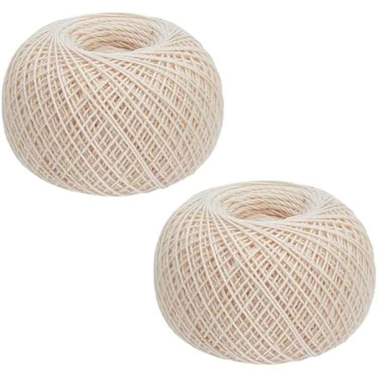 FREEBLOSS 300m Sashiko Thread 100% Cotton Embroidery Flosses White Hand Embroidery Thread 4 Strands Sashiko Quilting Thread for Sewing Needlework