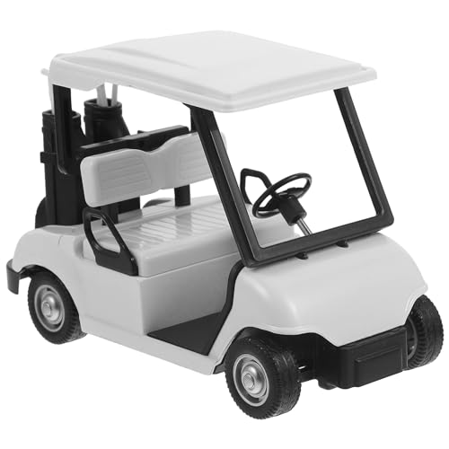 IMIKEYA Golf Cart: Die Cast Metal Model Golf Cart Mini 1:20 Scale Golfcart Diecast Model Golfcart Vehicle Pullback Action Golf