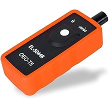 TPMS Relearn Tool for GM Auto Tire Pressure Monitor Sensor, TPMS System Programming Training Tool, Tire Pressure Scan Monitor Sensor Activation Reset Tool for Most Vehicles (Orange)