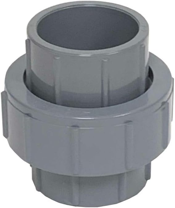 (5 Pack) ERA Sch 80 CPVC 1/2 Inch Union, Socket