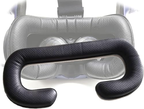 TamBee Vive PRO Face Foam Replacement PU Leather Face Cover Pad Removable Facial Interface for Vive PRO VR Face Cushion Case Black (Face Foam 1PC)