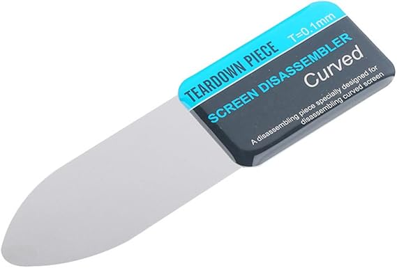0.1mm Thin Flexible Metal Spudger Curved Phone Screen Removal Opening Tools