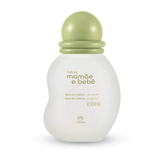 natura - Mamae e Bebe Mom & Baby Cologne | Gentle Fresh Scent for Babies | Alcohol-Free, Hypoallergenic, Pediatrician Tested, Vegan & Safe Daily Use 3.4 fl oz (100 ml)