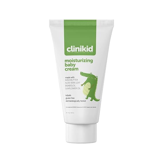 Organic Moisturizing Baby Cream, Gentle Skin Care For Baby, 2.65 Oz (1)