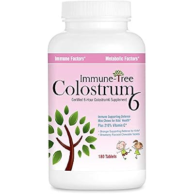 Immune Tree Moo Chews for Kids180 Cold Pressed Strawberry Chewable Tablets 200 mg