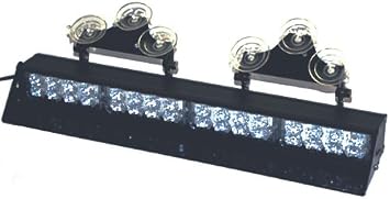 Auto Direct Save Amber Quad 2 LED Lightbar 1 Watt Visor Strobe Light