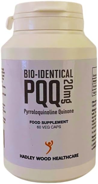 Bio Identical PQQ (Pyrroloquinoline Quinone) 20mg 60 Vegetarian Capsules