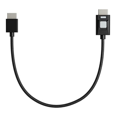 Atomos 4K60 HDR Locking Full HDMI to HDMI High-Speed 11.8-Inch Cable for High-Speed Video Transfer Black